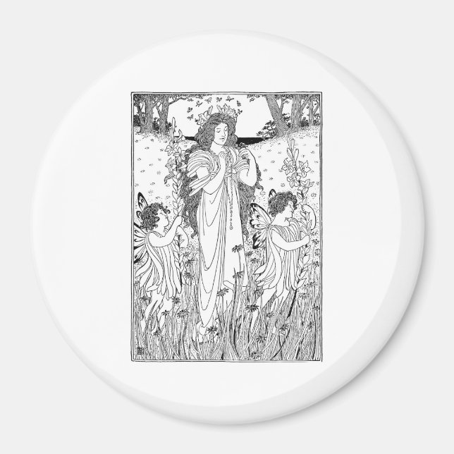 Mother Nature Summer Magnet (Front)