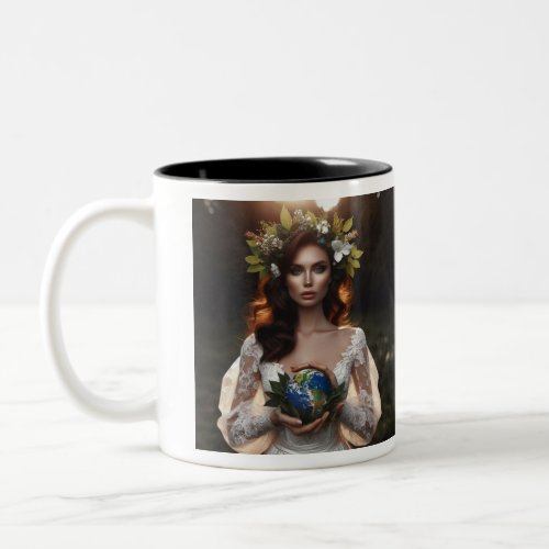 Mother Nature  Two_Tone Coffee Mug