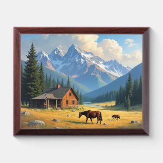 Mother Nature's Mother's Horse and Baby's Horse Award Plaque