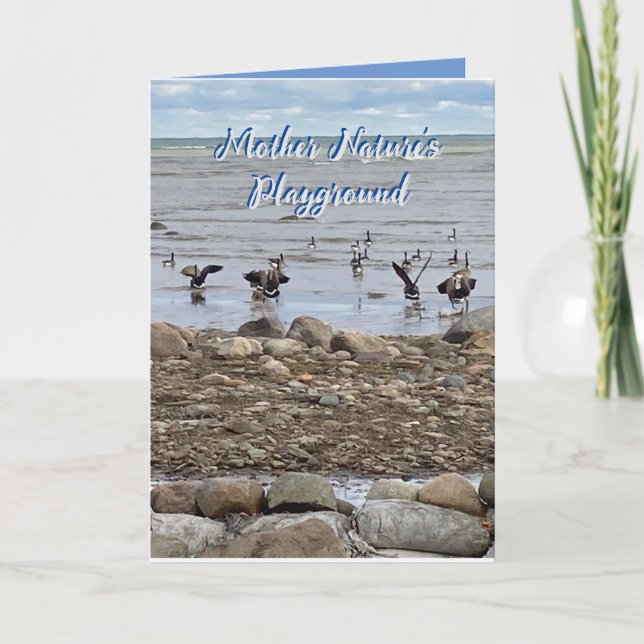 "Mother Nature's Playground" encouragement card (Front)