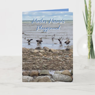 "Mother Nature's Playground" encouragement card