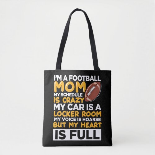 Mother of a American Football Team Player Son Tote Bag