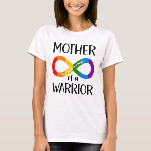 Mother of a Warrior Autism Awareness Acceptance T_Shirt