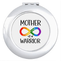 Mother of a Warrior Neurodivergent Autism Compact Mirror