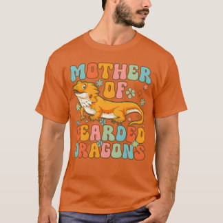Mother Of Bearded Dragons Groovy Bearded Dragon T-Shirt