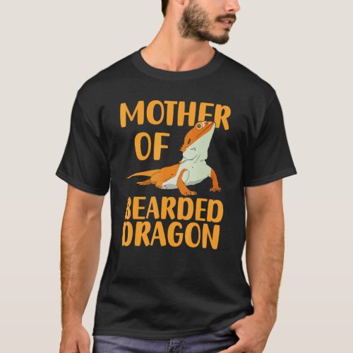 Mother Of Bearded Dragons Women Reptile Mom T_Shirt