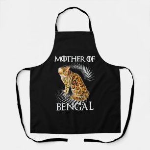 Mother Of Bengal Cat Shirt Apron