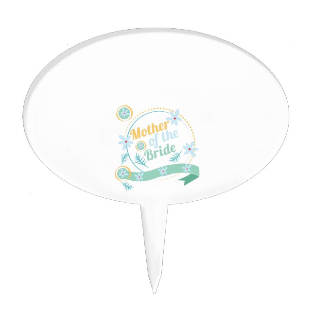 Mother Of Bride Cake Topper (Front)
