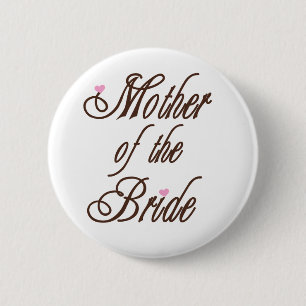 Mother of Bride Classy Browns Button