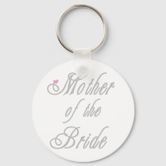 Mother of Bride Classy  Grays Keychain