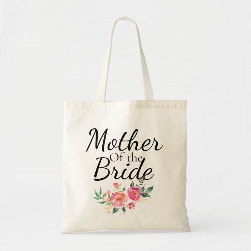 Mother of bride tote bag for thank you weddings