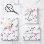 Mother Of Bride Wrapping Paper Flat Sheet Set of 3<br><div class="desc">Celebrate your mom on your special day with this lovely "Mother of Bride" wrapping paper set! Perfect for rehearsal dinners!</div>