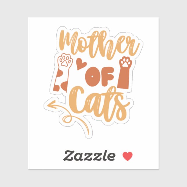 Mother of Cats Sticker (Sheet)