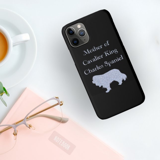 Mother Of Cavalier King Charles Spaniel Silver Case-Mate iPhone Case (Creator Uploaded)