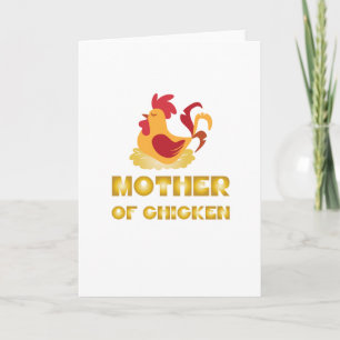 Mother Of Chicken Funny Mothers Day Gifts Card