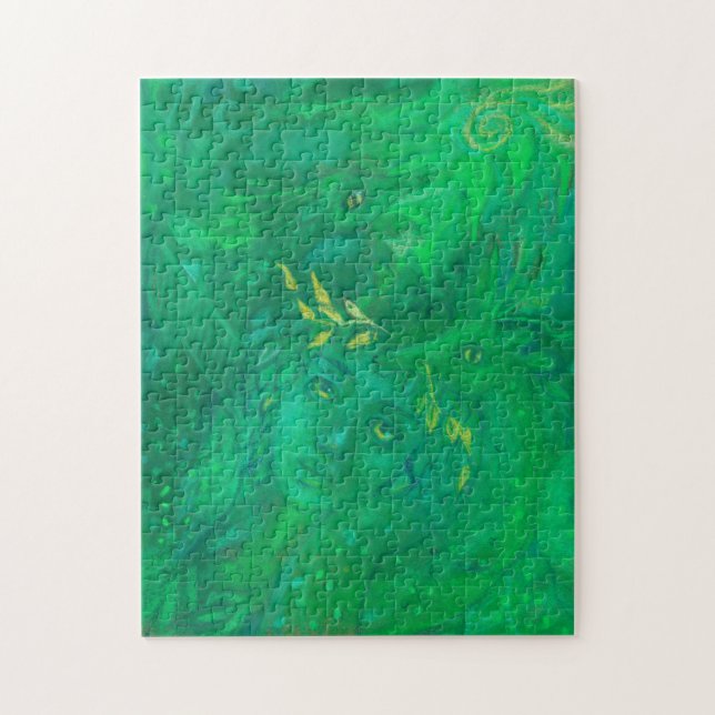 Mother of Dragons Goddess Fantasy Surreal Painting Jigsaw Puzzle (Vertical)