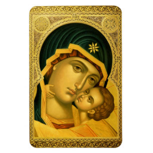 Mother of God Glykophilousa -- Icon Magnet