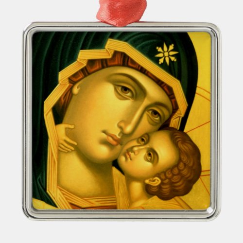 Mother of God Glykophilousa __ Icon Ornament