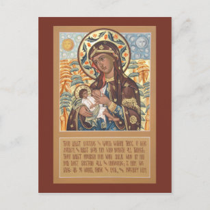 Mother of God the Milk-Giver Prayer Card