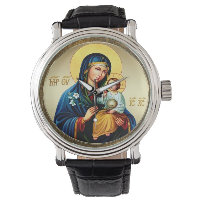 Mother of God, virgin mary Watch (Front)