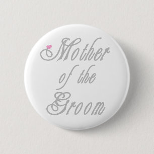 Mother of Groom Classy Grays Button