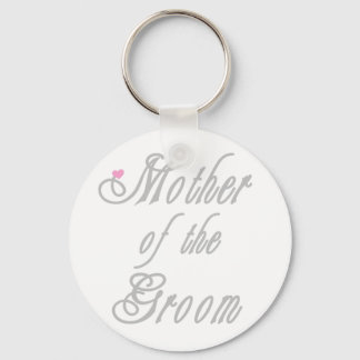 Mother of Groom Classy Grays Keychain