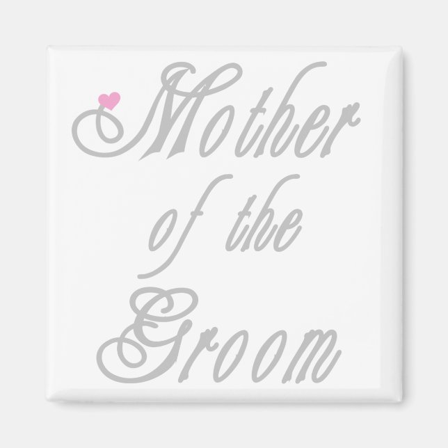 Mother of Groom Classy Grays Magnet (Front)