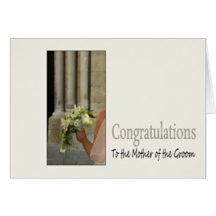 mother of groom Congratuations Cards