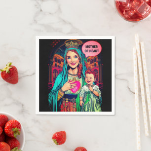 Mother of Heart Napkins