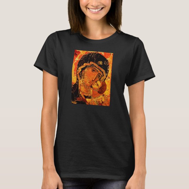 Mother of Love - St, Mary and Jesus - T-Shirt (Front)