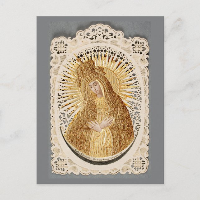 Mother of Mercy Madonna in Prayer ...  Postcard (Front)