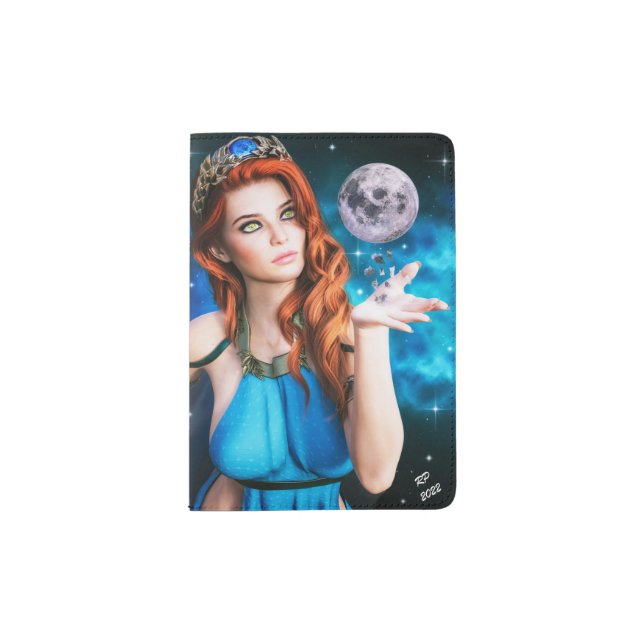Mother of Moons  Passport Holder (Front)
