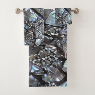 Mother-of-Pearl Bath Towel Set