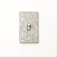 Mother of Pearl, Beige Light Switch Cover