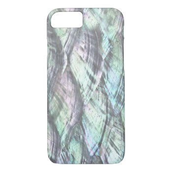 Mother Of Pearl Blue Print Barely There Iphone 7 Iphone 8/7 Case by zebracove at Zazzle