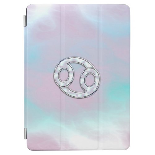 Mother of Pearl Cancer Zodiac Symbol Decor iPad Air Cover