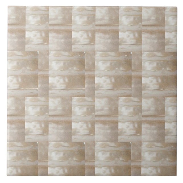 Mother of Pearl  Ceramic Tile (Front)