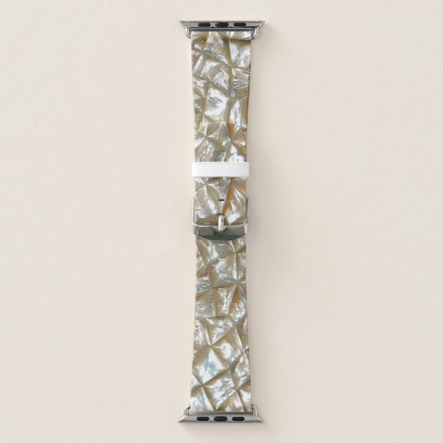 Mother of Pearl Design Apple Watch Band (Band)