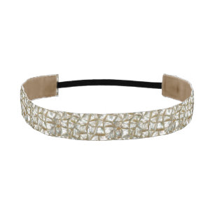 Mother of Pearl Design Athletic Headband