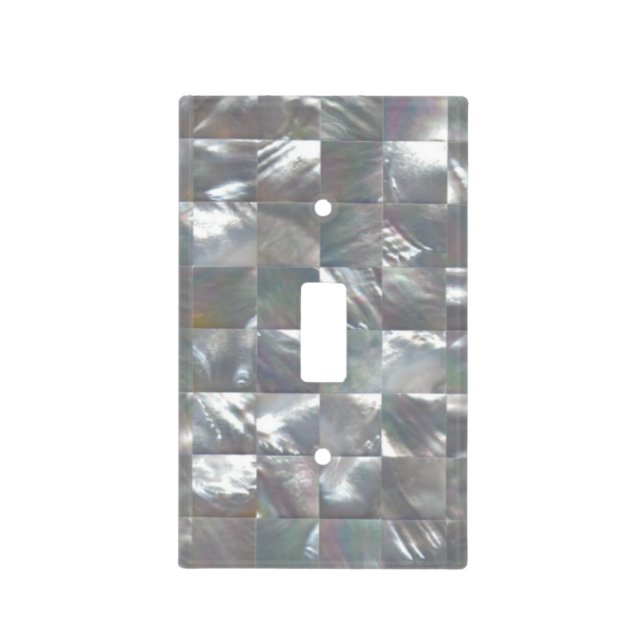 Mother of Pearl Design Light Switch Cover (Front)