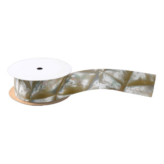 Mother of Pearl Design Satin Ribbon