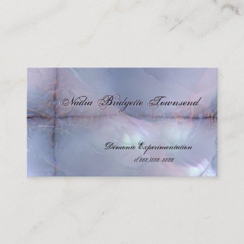 Mother of Pearl Effect 2 Biz Cards