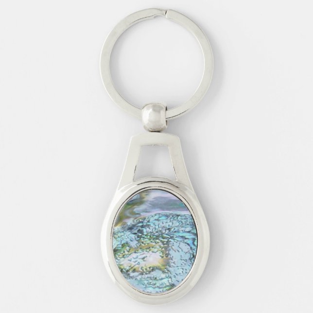 Mother of Pearl Keychain (Front)