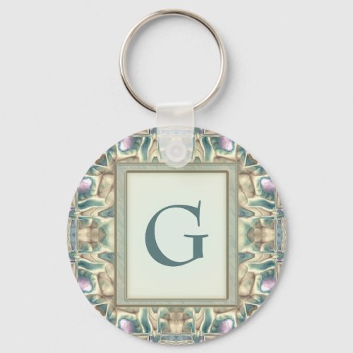 Mother of Pearl Keychain