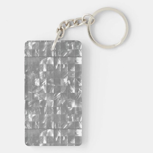 Mother of Pearl Keychain (Back)