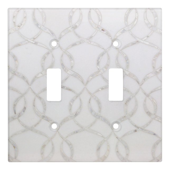 Mother of pearl Light Switch Cover (Front)