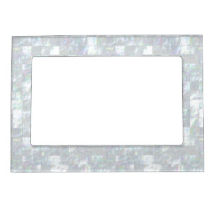 Mother Of Pearl Mosaic Magnetic Photo Frame