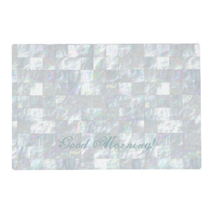 Mother Of Pearl Mosaic Placemat
