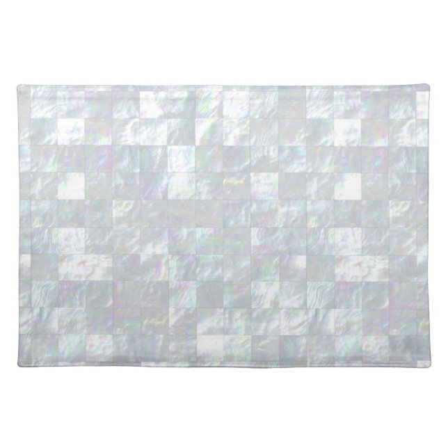 Mother Of Pearl Mosaic Placemat (Front)