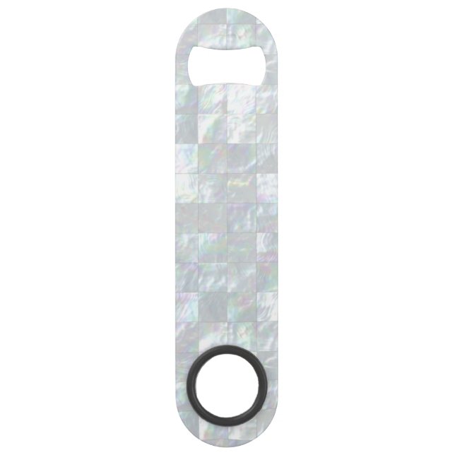 Mother Of Pearl Mosaic Speed Bottle Opener (Front)